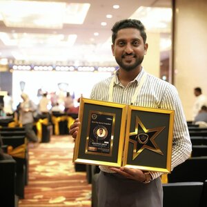 Edmen Talk award moment