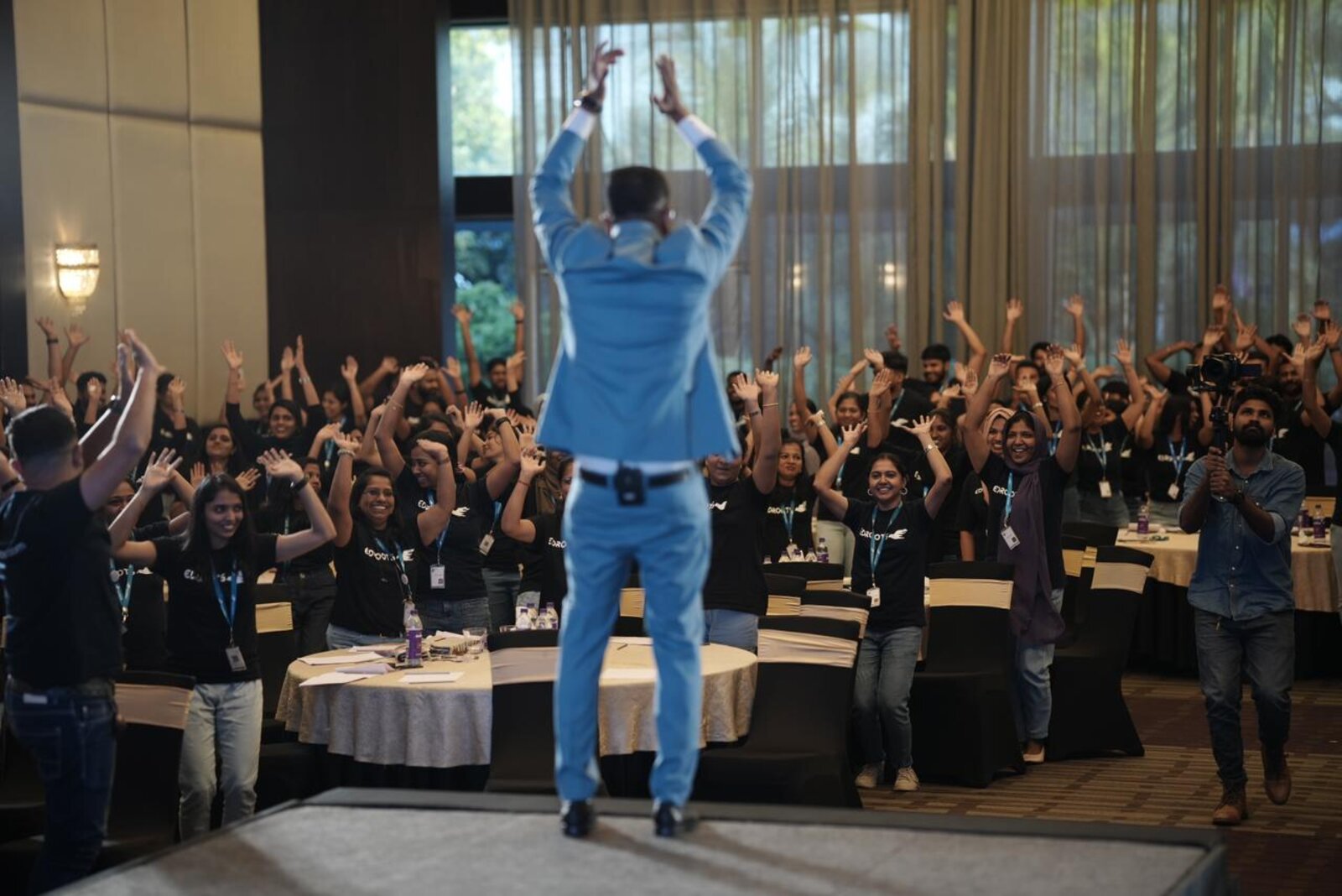 Crowd at an Edmen Talk event